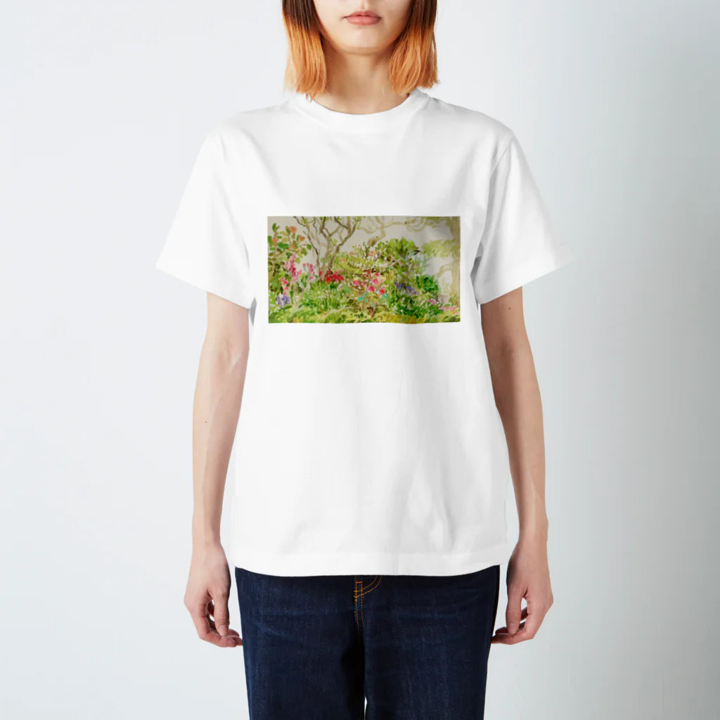 Inabamarieの庭の絵 スタンダードTシャツ