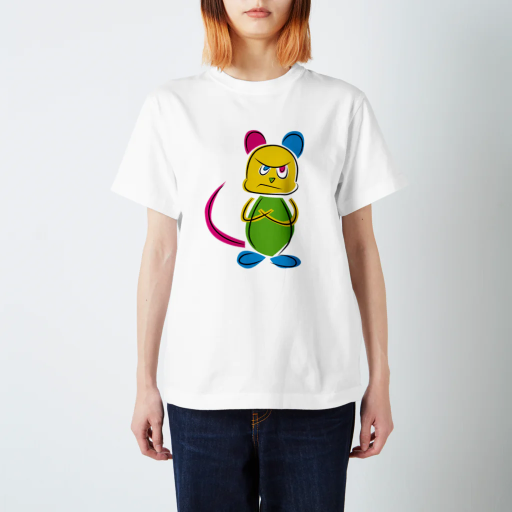 My Little ArtistsのMy Little Artists - Angry Mouse 002 スタンダードTシャツ