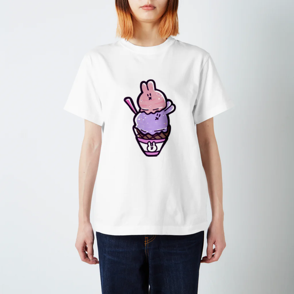 うさちゃんのうさちゃんアイス スタンダードTシャツ