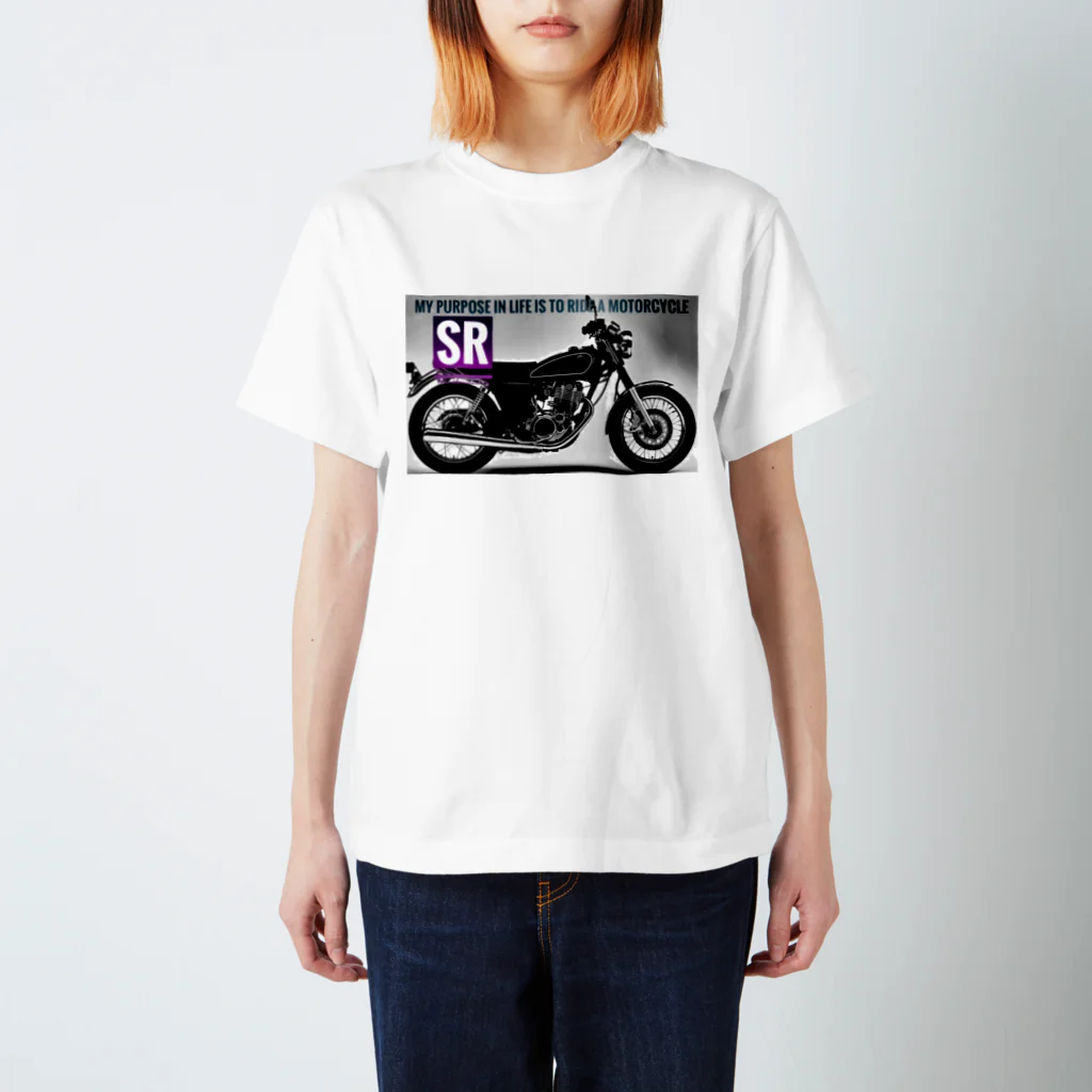 SRiaのバイクが生きがい〜SRiaロゴver スタンダードTシャツ
