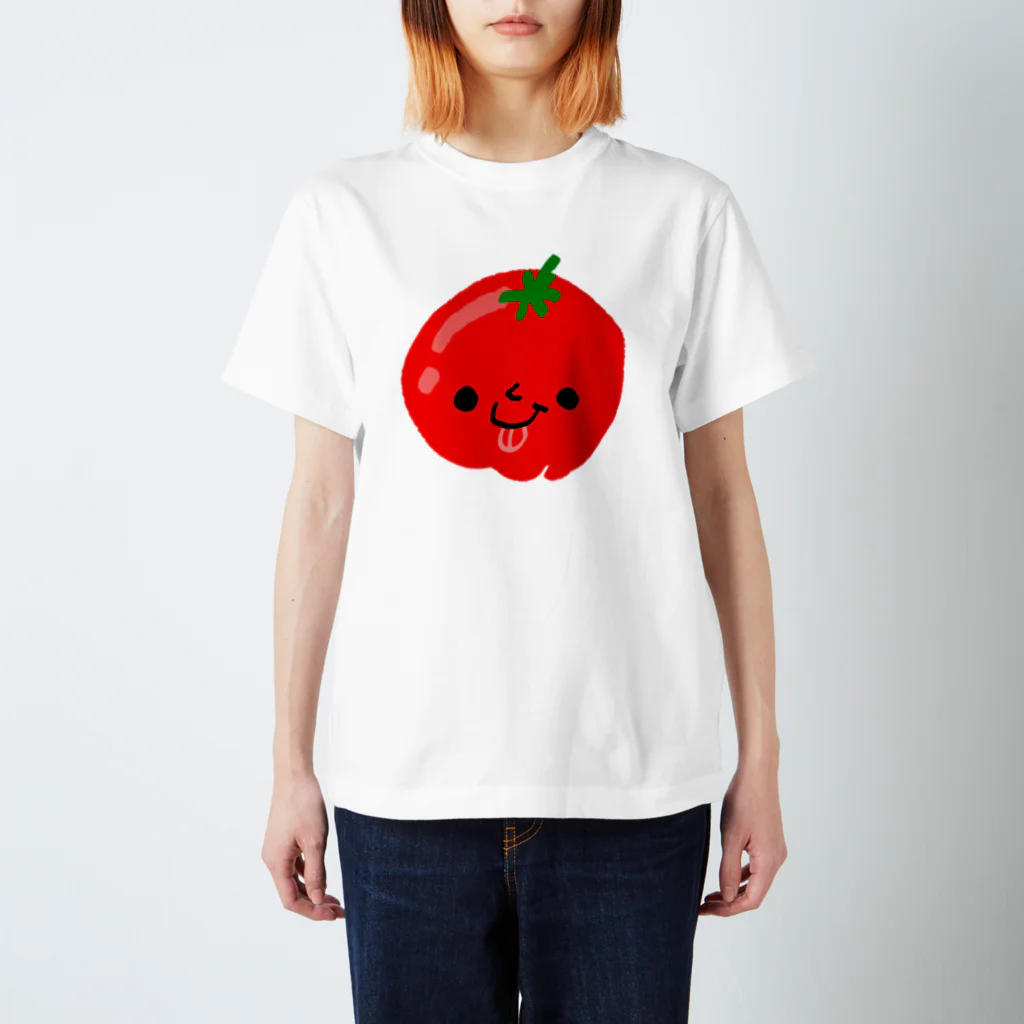 メディカルきのこセンターのあっかんべぇトマトちゃん スタンダードTシャツ