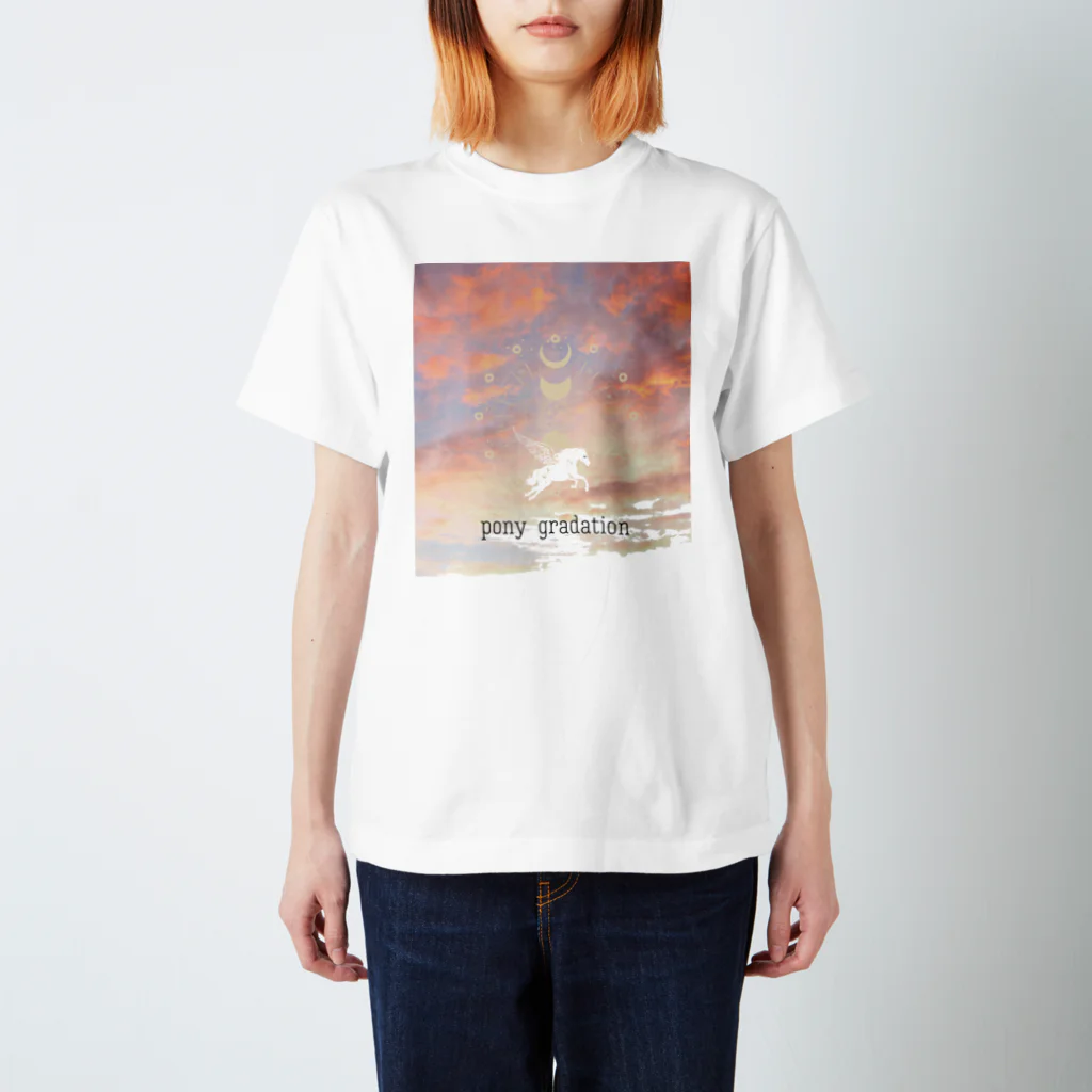 ぽにいずしょっぷのぽにいぺがさすTシャツ（あの日） Regular Fit T-Shirt