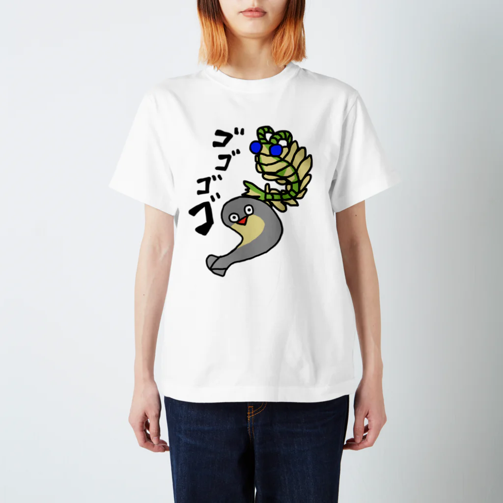 熊野かる太のサカバンバスピスの冒険（with アノマロカリス） スタンダードTシャツ