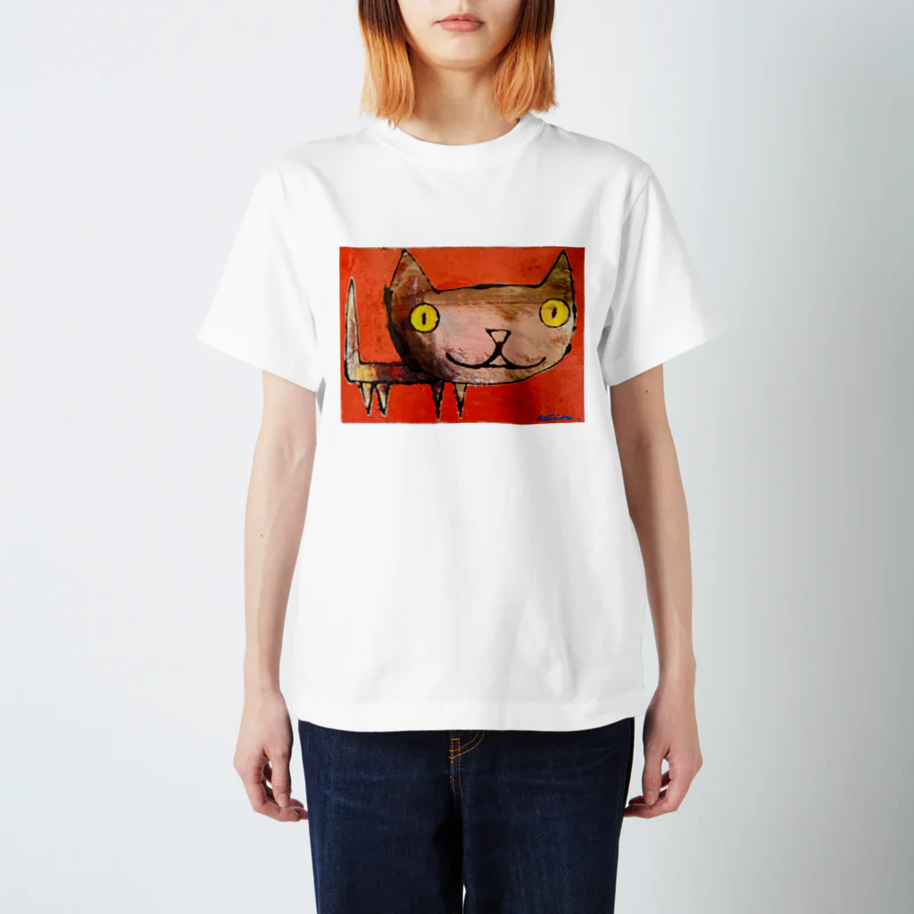 Tominaga Keishiのアニマルシリーズのネコちゃん Regular Fit T-Shirt