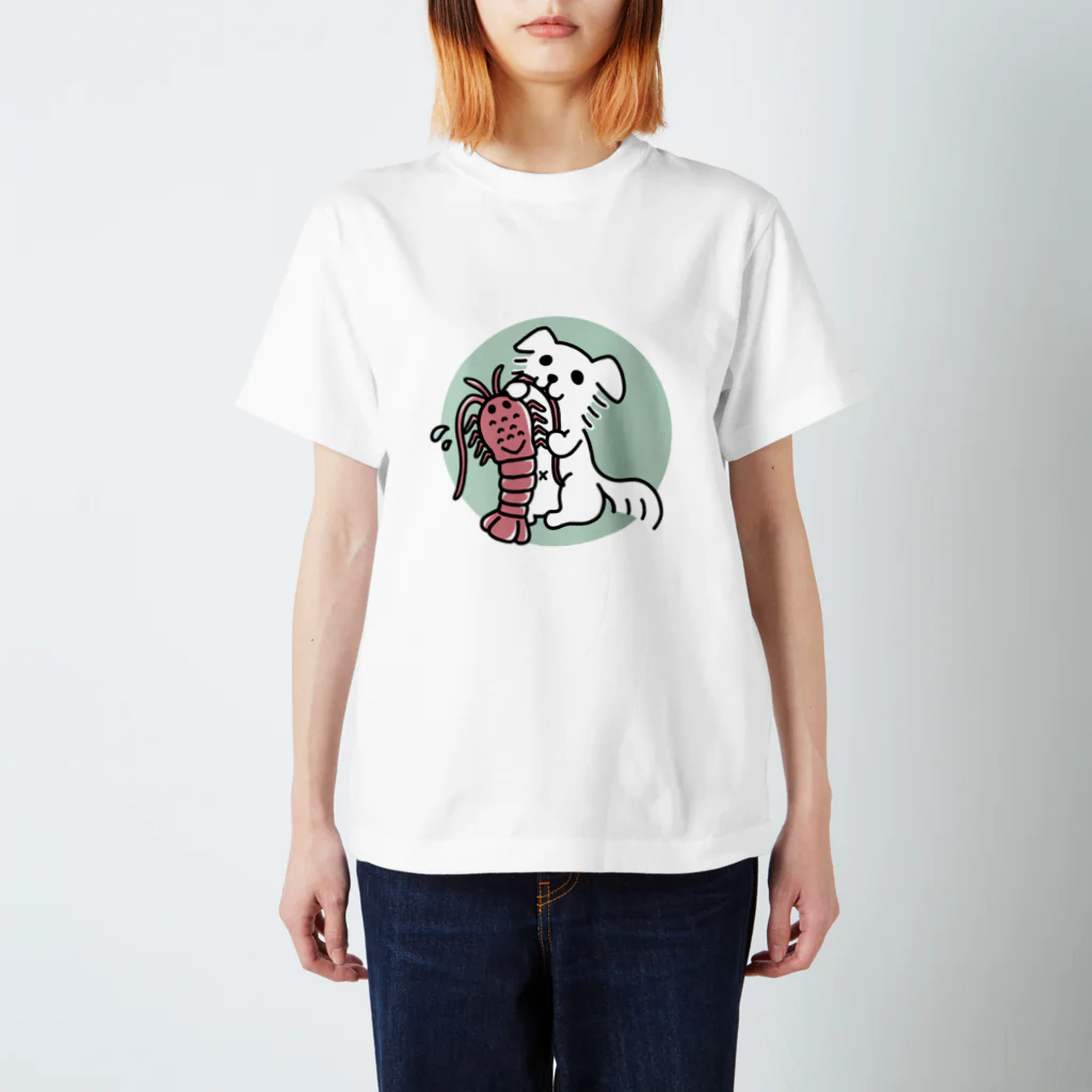 CKWのCKW伊勢えびと犬 スタンダードTシャツ