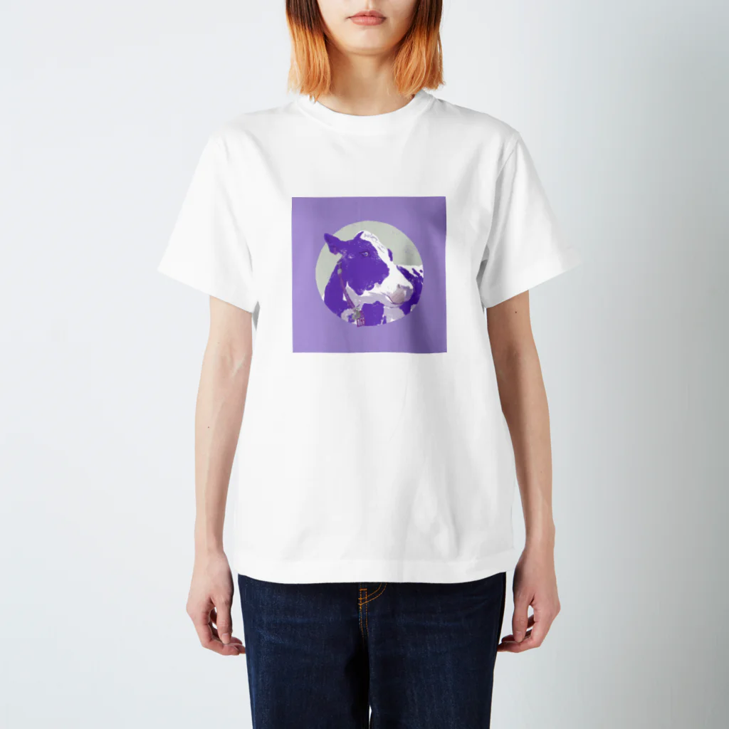 shirochiyuの乳牛（ぺろり）ぱーぷる Regular Fit T-Shirt