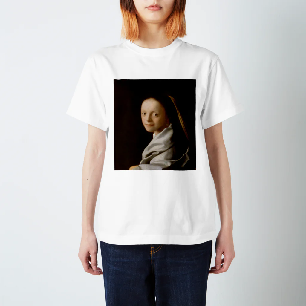 世界美術商店の少女 / Portrait of a Young Woman Regular Fit T-Shirt