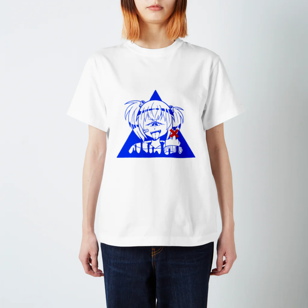 ラプトルの青い単眼ちゃん スタンダードTシャツ