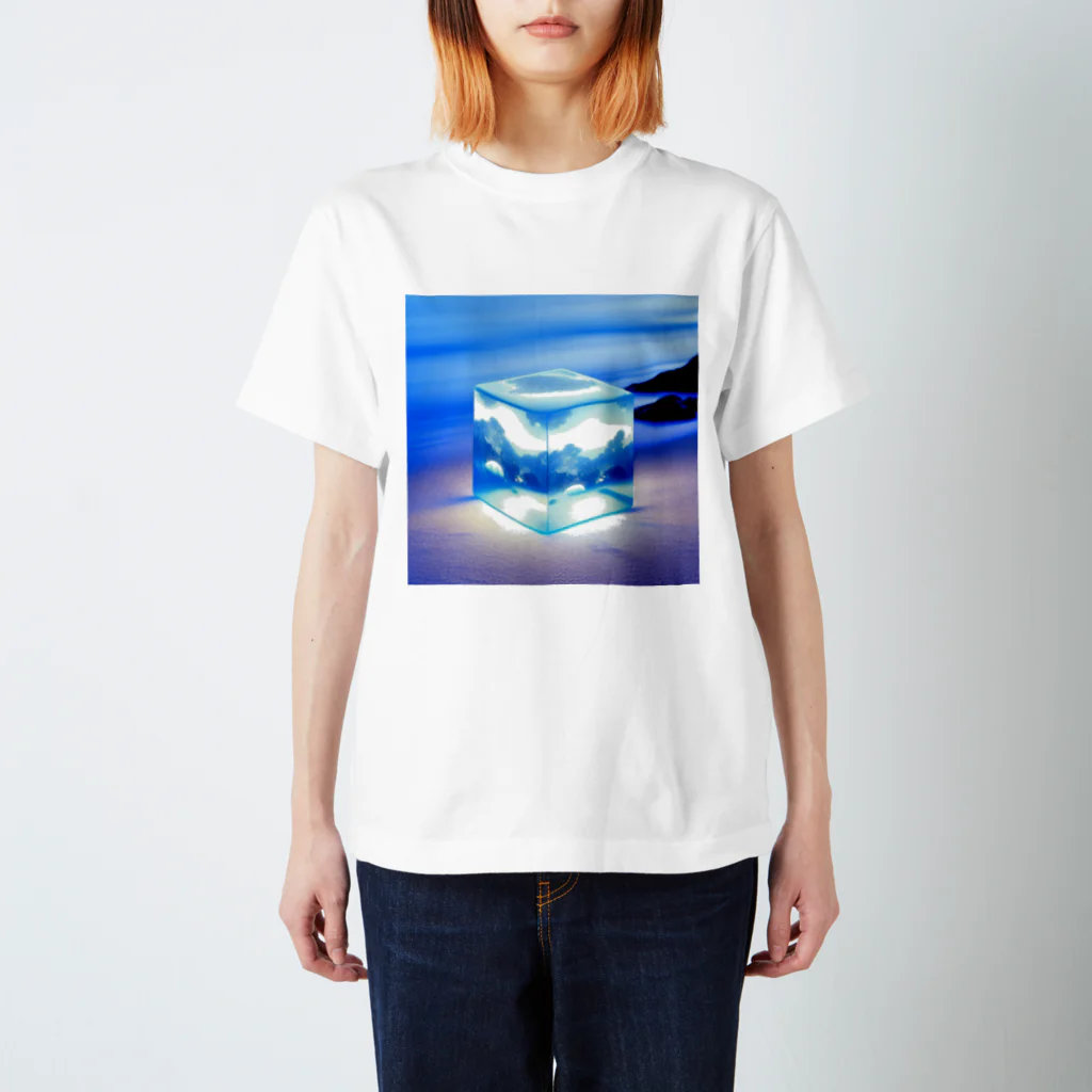 cube3の故郷を想うcube（Cube thinking about hometown） スタンダードTシャツ