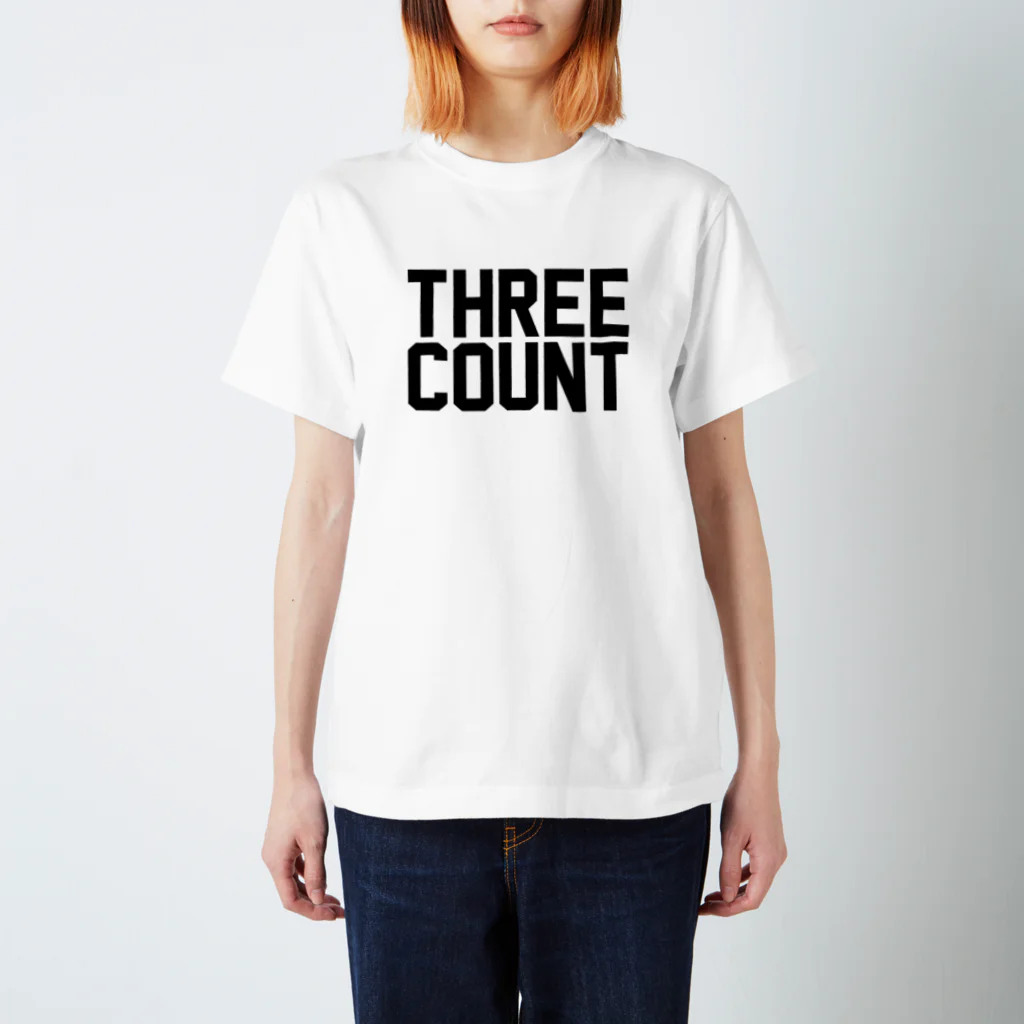 AliviostaのTHREE COUNT 3カウントロゴ スタンダードTシャツ