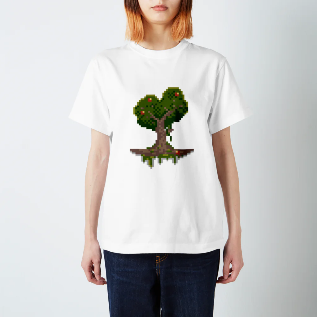 kyarikosanのドットの木 スタンダードTシャツ