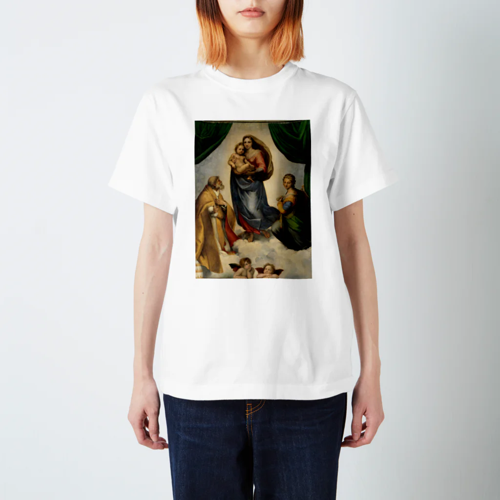 世界美術商店のシスティーナの聖母 / Sistine Madonna スタンダードTシャツ