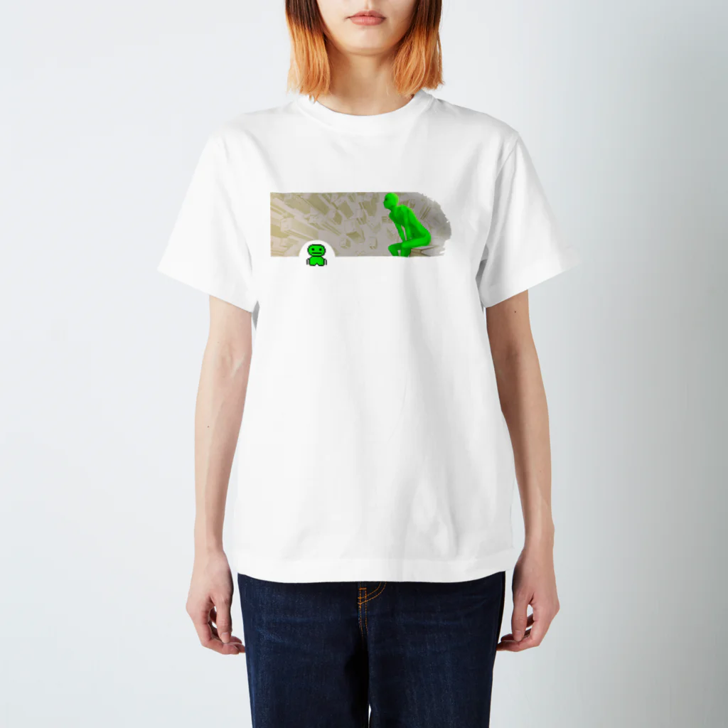 NORIためすけの緑色の生物 Regular Fit T-Shirt