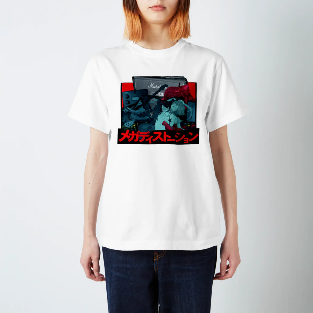 FUZZKLAXONのMEGA DISTORTION Regular Fit T-Shirt