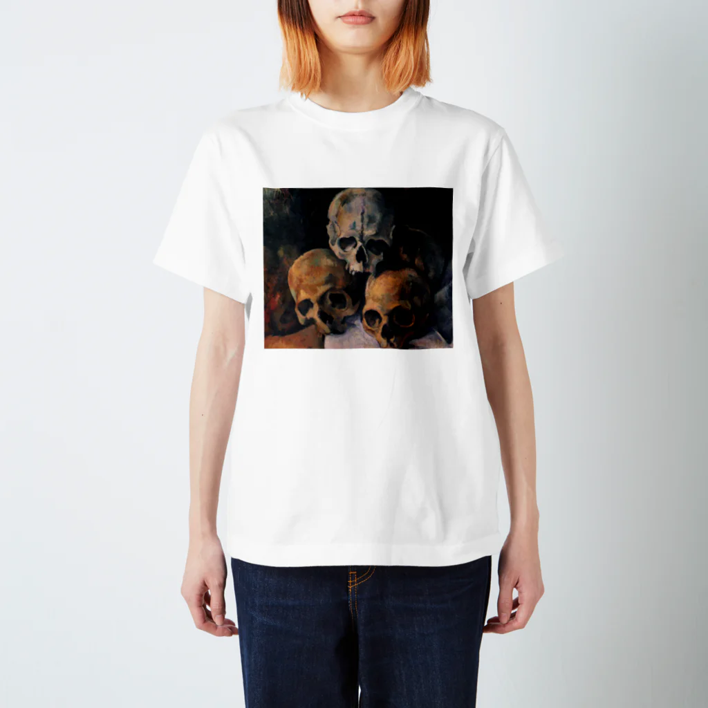 世界美術商店の積み重ねた骸骨 / Pyramid of Skulls スタンダードTシャツ