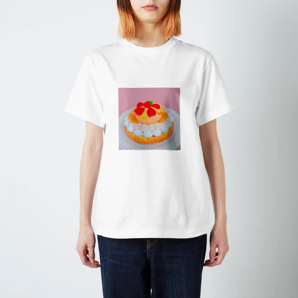 かわいい図鑑パティスリーのプリンセスフルーツタルト スタンダードTシャツ