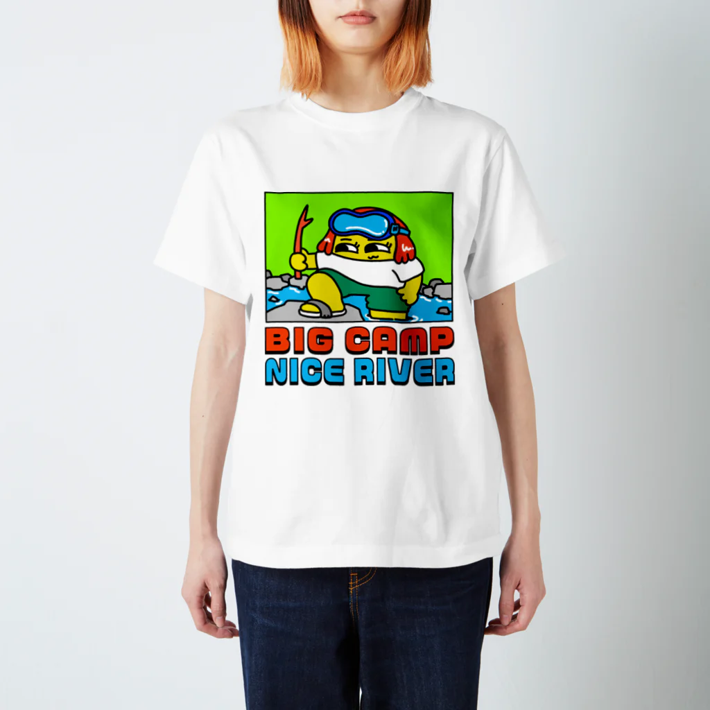 BIG_CAMPのNICE RIVER スタンダードTシャツ