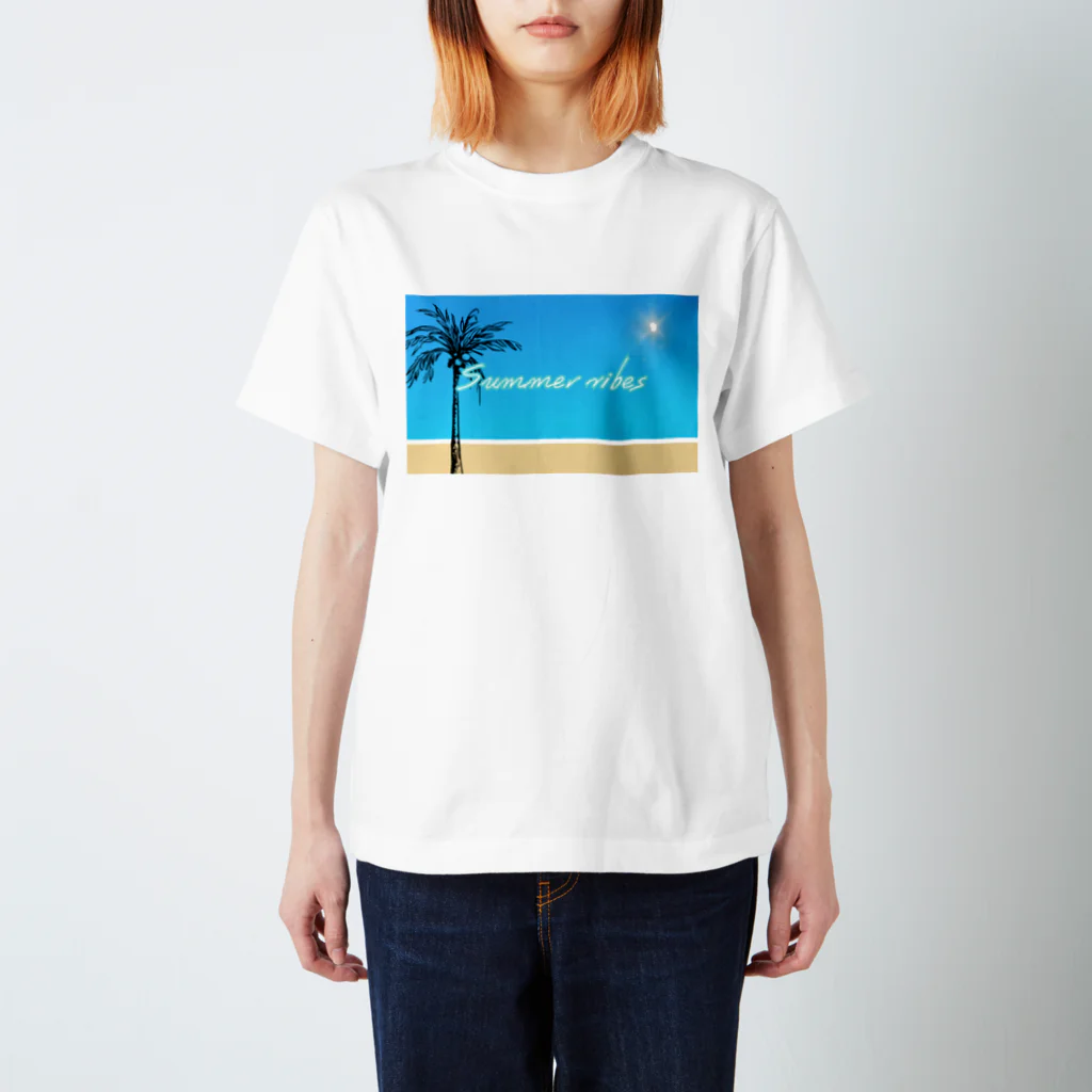 うなわるどのsummer vibes Regular Fit T-Shirt