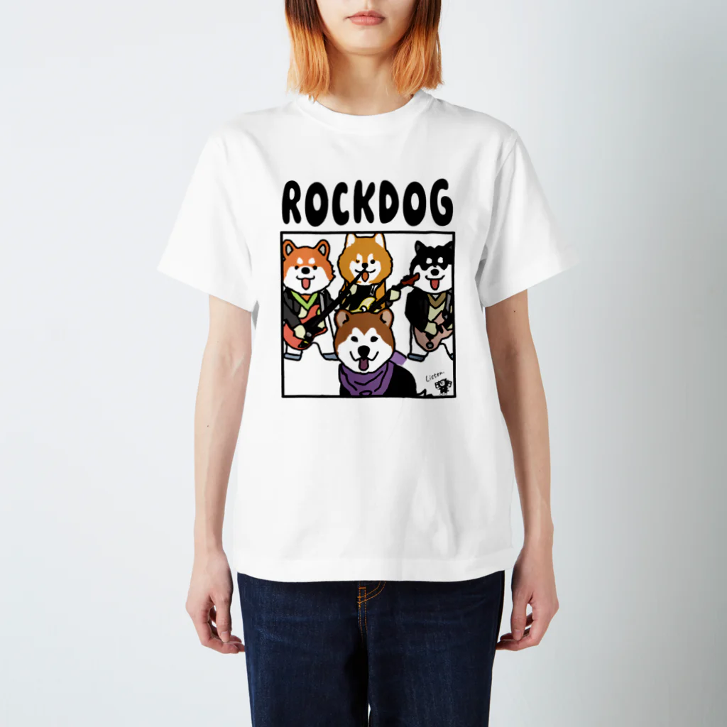 ZUKINDOGSの犬ロック Regular Fit T-Shirt