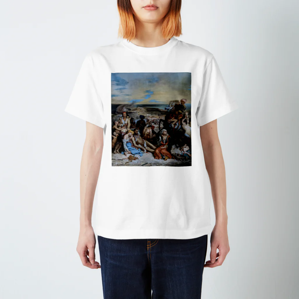 世界美術商店のキオス島の虐殺 / The Massacre at Chios スタンダードTシャツ