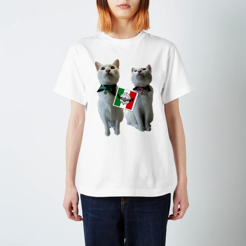 花鶴亀商店のカルロッタ🇮🇹鶴ちゃん＆亀② Regular Fit T-Shirt