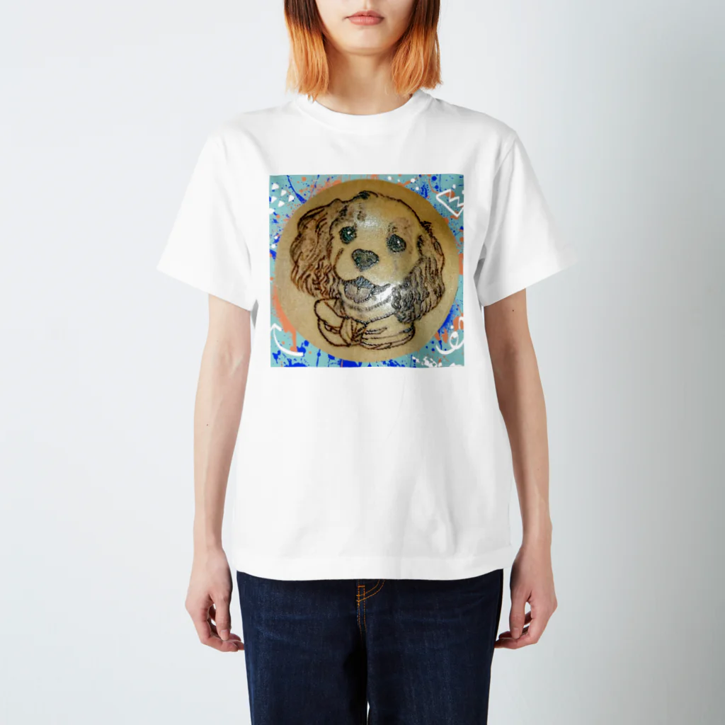 YURITAROORIGINLのAmerican Cocker Spaniel,わるそう坊主のコッカースパニエル Regular Fit T-Shirt