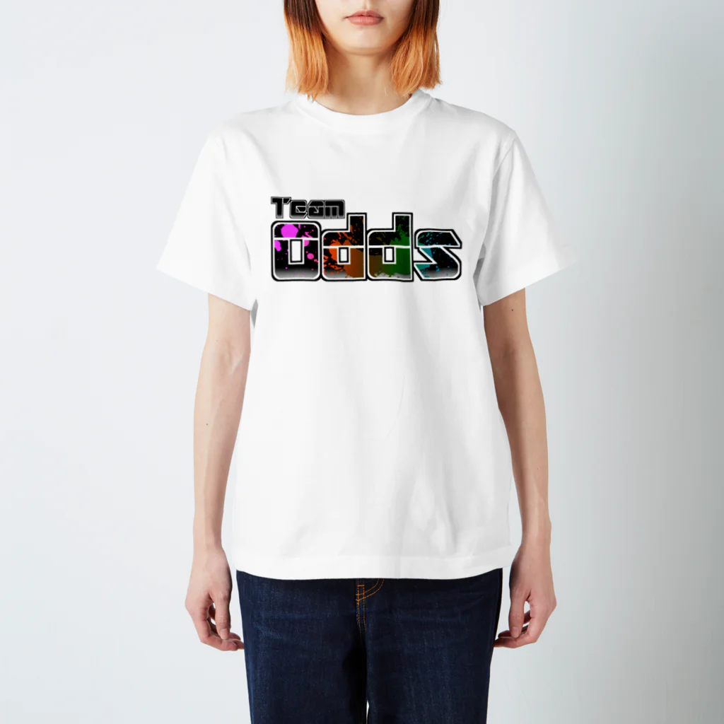 TeamOdds‐チームオッズ‐のTeamOdds ブラックロゴマーク スタンダードTシャツ