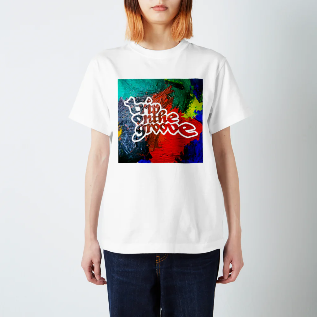 to the end of the rainbowのtriponthegroove アートロゴTシャツ スタンダードTシャツ