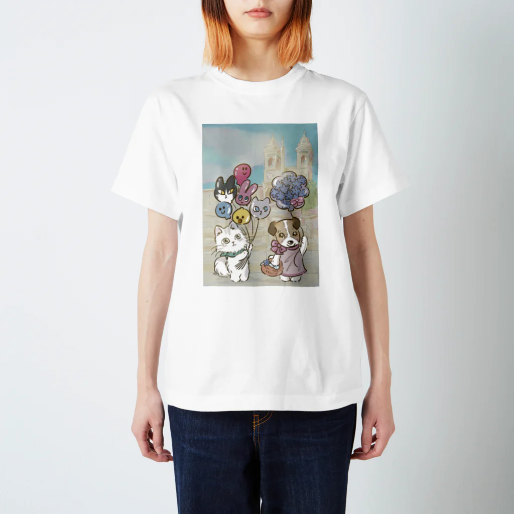 猫のきぬくんのお店のハニーちゃん Regular Fit T-Shirt