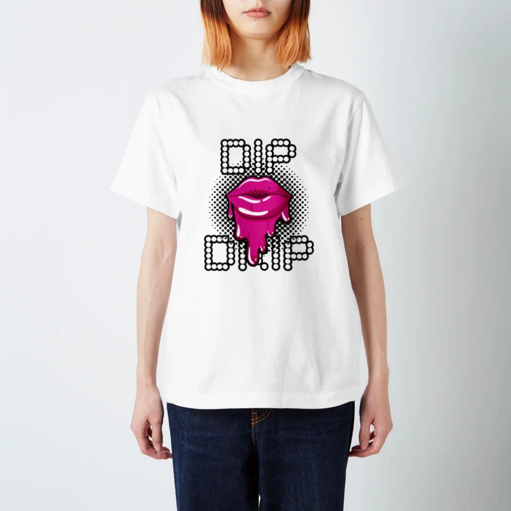 DIP DRIPのDIP DRIP "Melty Lip" Series Regular Fit T-Shirt