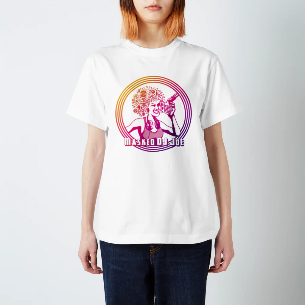 Masked DJ-Joeの仮面のDJ Joe ロゴプリント Regular Fit T-Shirt