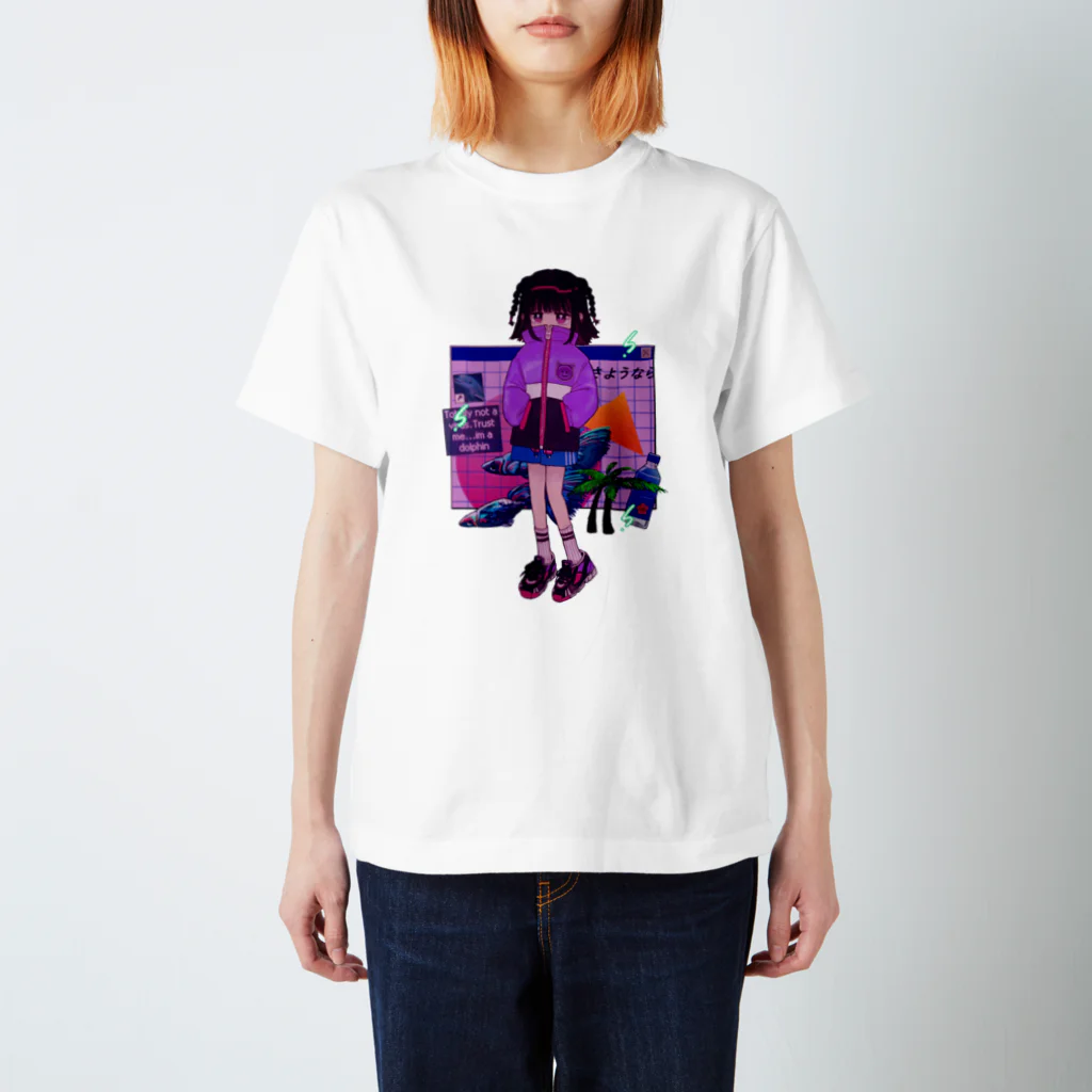 りたのvaporwave系女子 スタンダードTシャツ