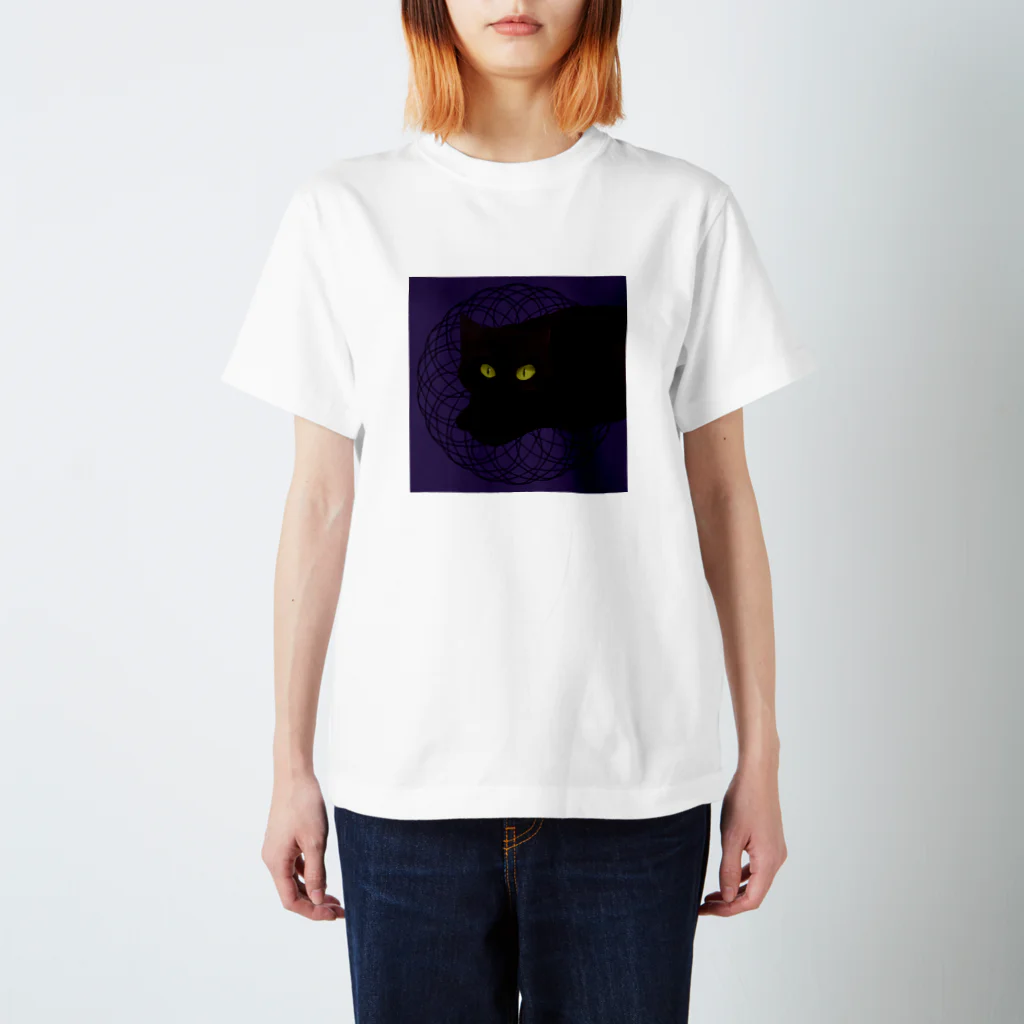 H1N4の猫の絵 スタンダードTシャツ