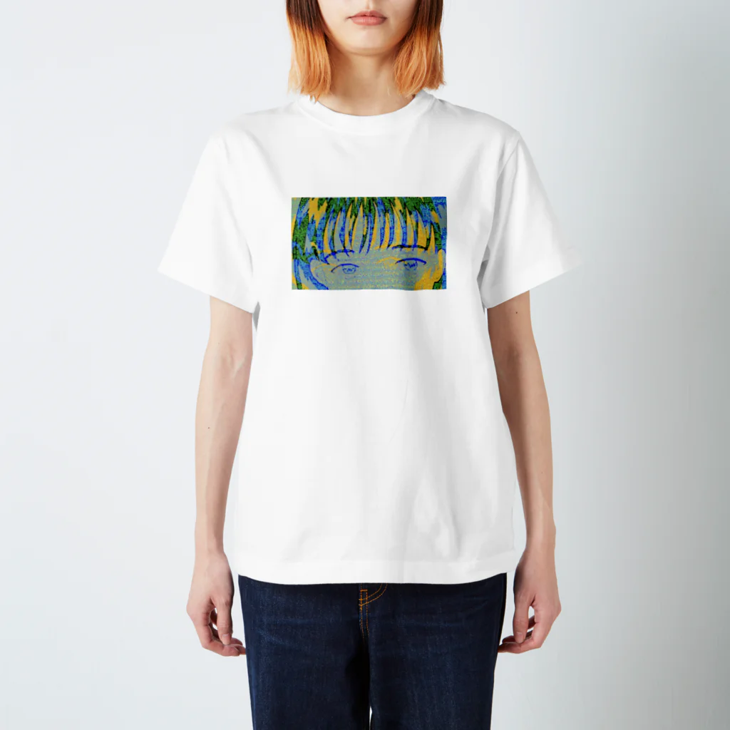 お茶の間デジタルKIDSの見つめてずっきゅん Regular Fit T-Shirt