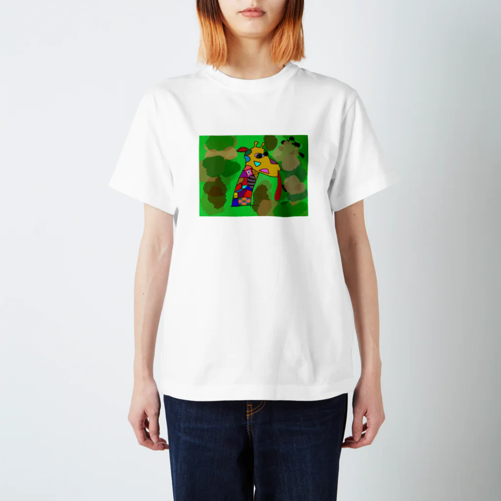 fy_fy(フィフィ)のそこら辺にいる麒麟 スタンダードTシャツ