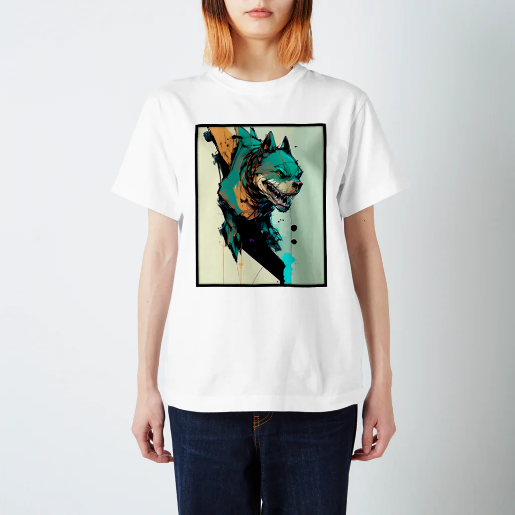 アートワーク探偵のアートワーク犬　ブルドッグ Regular Fit T-Shirt