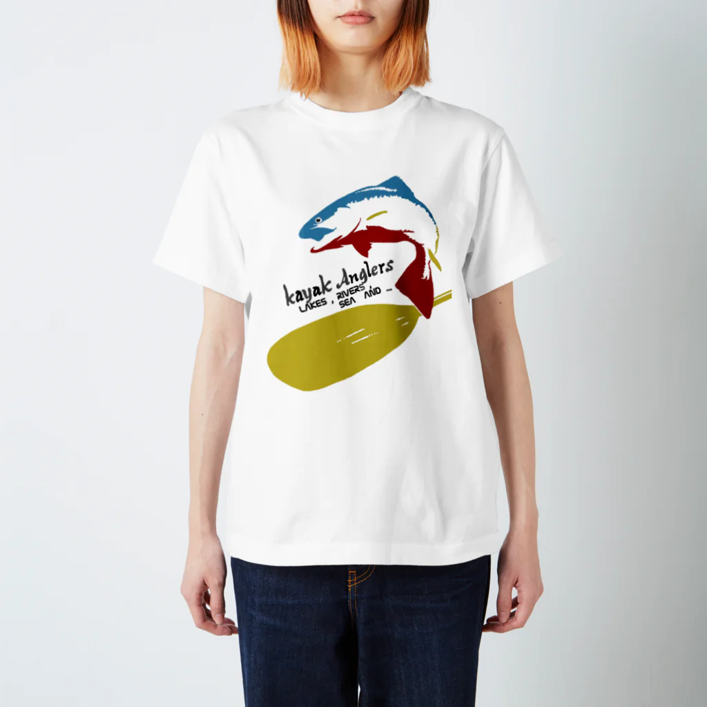 CK & outdoorマガジン店のカヤックフィッシング　トリコ１ スタンダードTシャツ