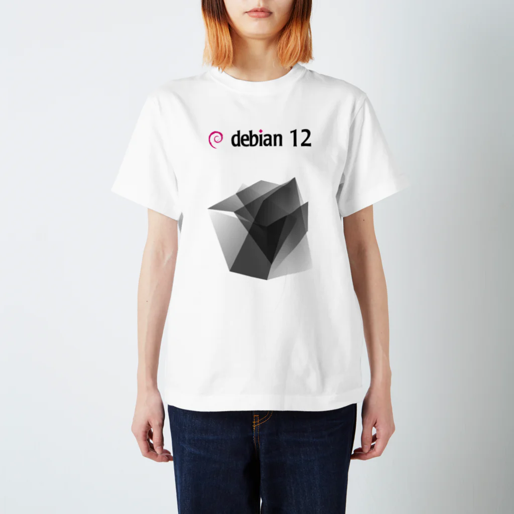 吉田＠板橋のDebian12 Bookworm Theme Tシャツ  スタンダードTシャツ