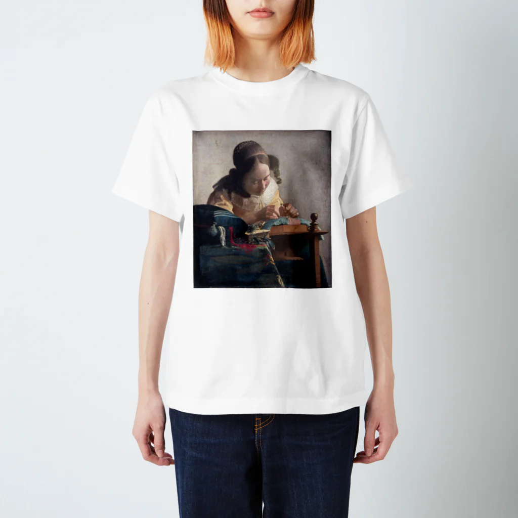 世界美術商店のレースを編む女 / The Lacemaker Regular Fit T-Shirt