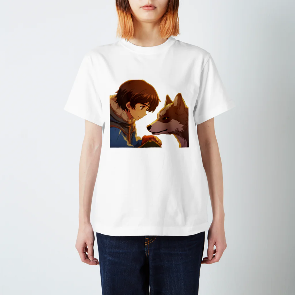 桜音ことこ企画の少年とオオカミの信頼 Regular Fit T-Shirt