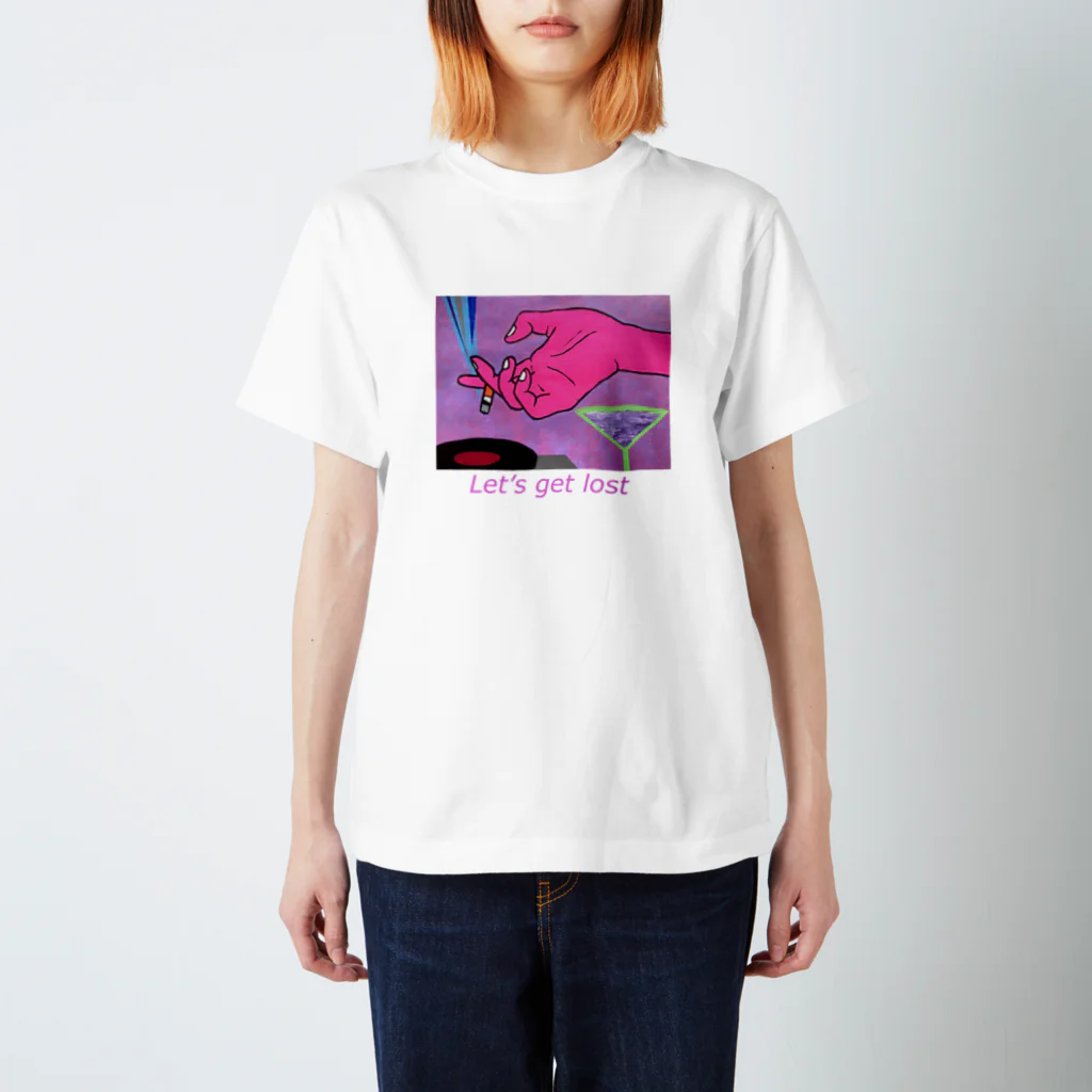 ASAP CASHのLet’s get lost スタンダードTシャツ