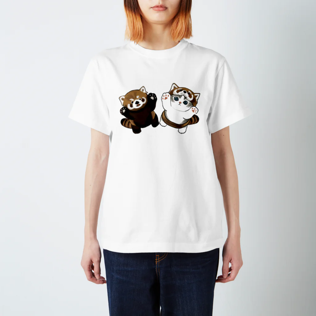 mofusandのレッサーパンダにゃん スタンダードTシャツ