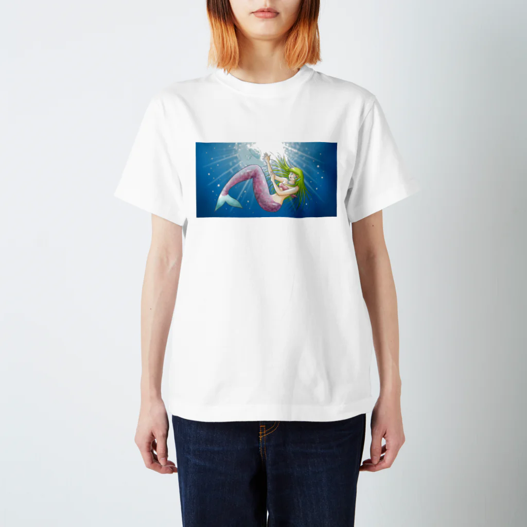 ほしまろずの水中人魚 Regular Fit T-Shirt