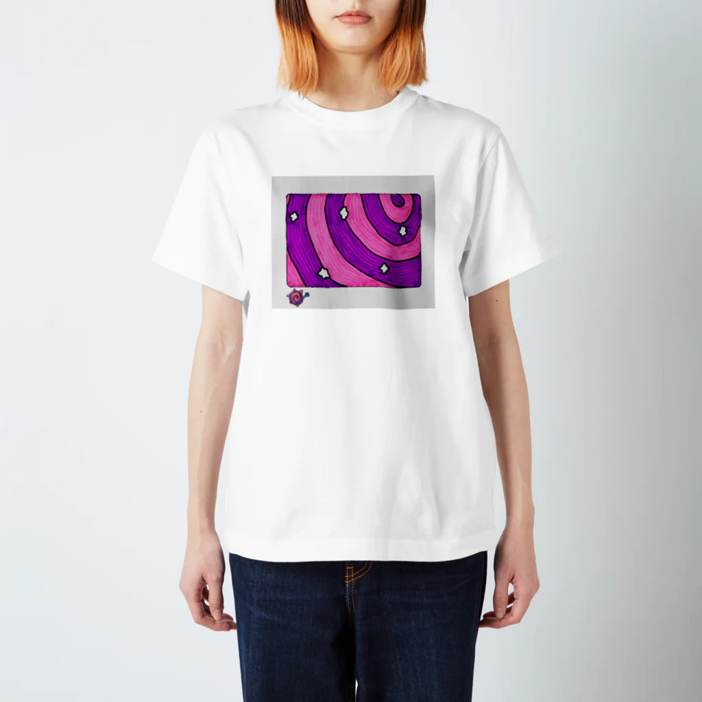 一富士かめ-Ichifuji Kame-のにじ Regular Fit T-Shirt