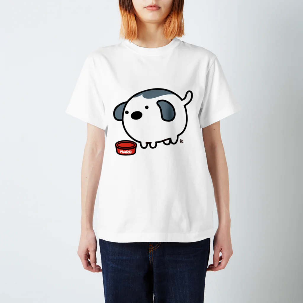sippo no oekakiyasanのぼくとわたしと犬のおやつ・マル Regular Fit T-Shirt
