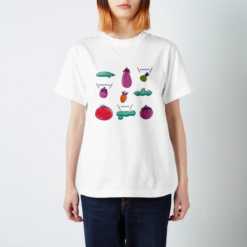 Aランチサラダ付SHOPの夏野菜たち Regular Fit T-Shirt