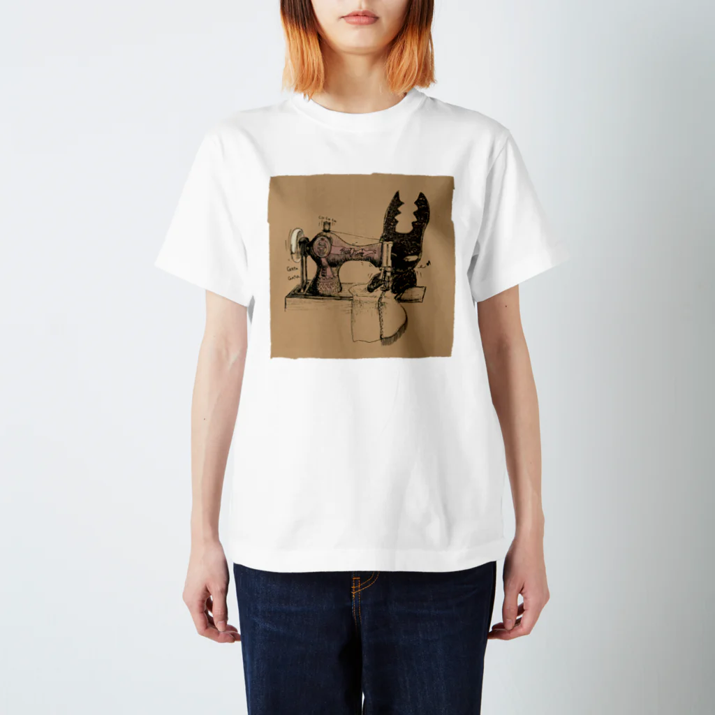 FINCH LIQUEUR RECORDSのクワガタウサギとみしん スタンダードTシャツ