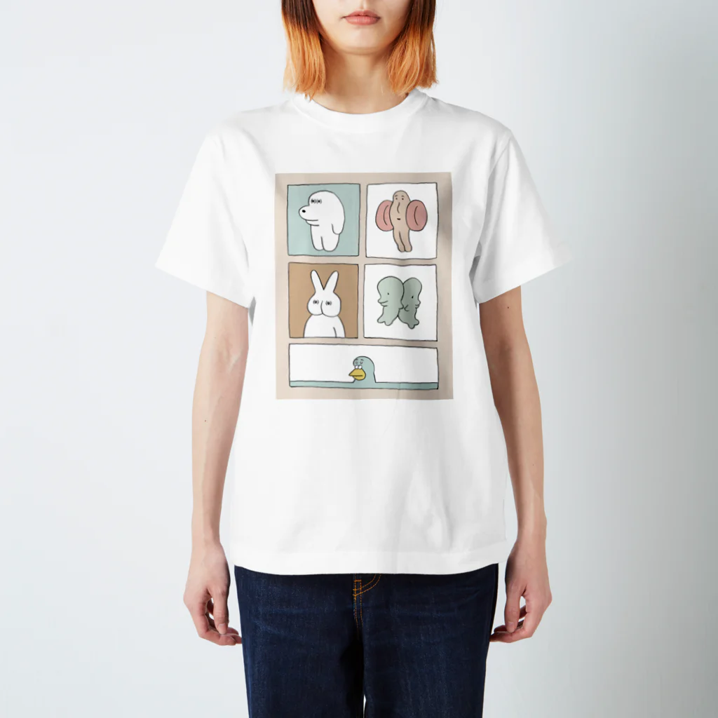 makomoのおもしろショップのうれしい絵ポスター Regular Fit T-Shirt