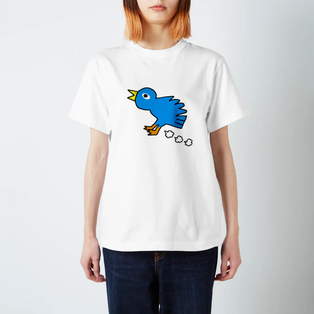 小田原ドラゴンのおしゃれハウスの幸せの青い鳥 スタンダードTシャツ