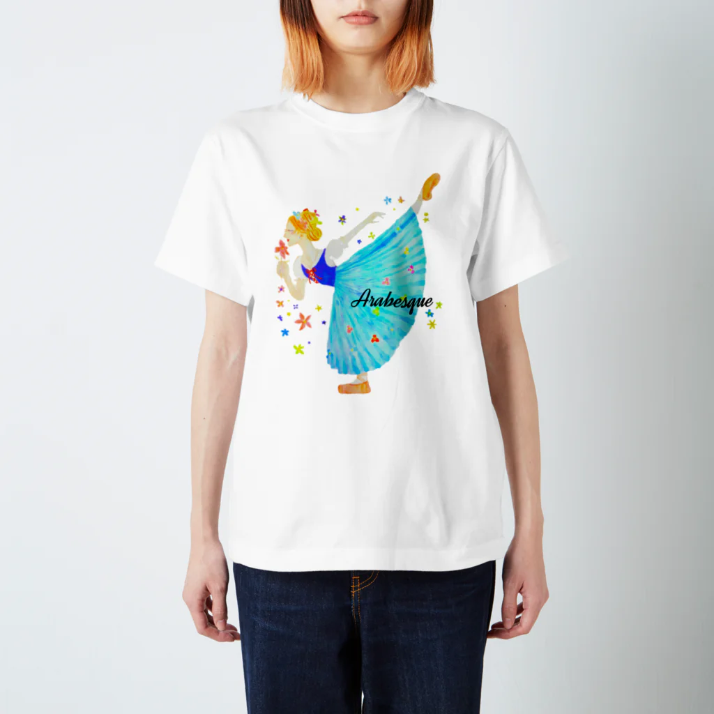 きーのお店のArabesque(アラベスク) Regular Fit T-Shirt